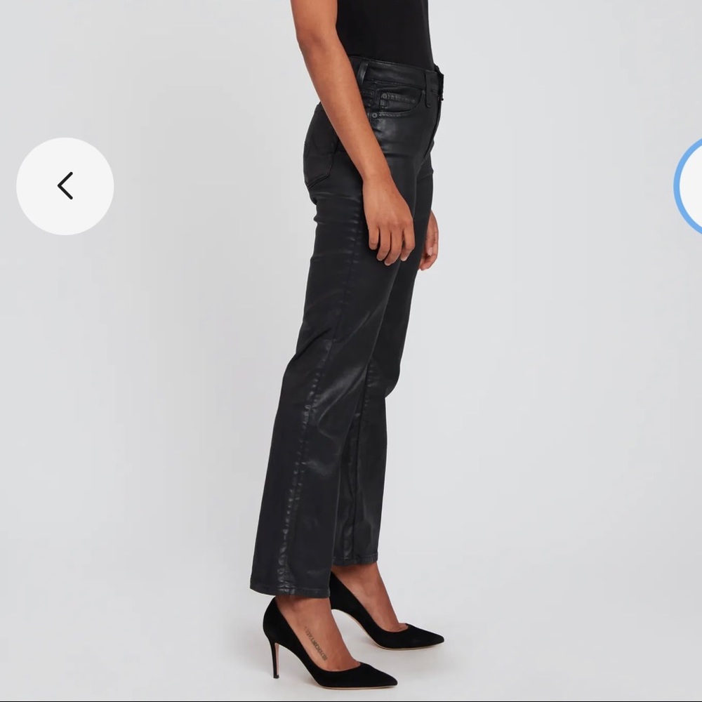 AG Adriano Goldschmied Black Flare Jeans - Picture 2 of 10